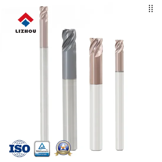 Tungsten Carbide Square End Mill Uncoated CNC Tool Alloy Aluminum